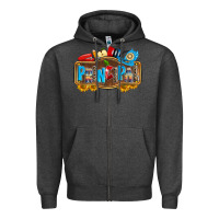 Charcoal Heather principal Zipper Hoodie - Zillion Design Studio