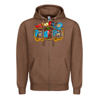Chestnut principal Zipper Hoodie - Zillion Design Studio