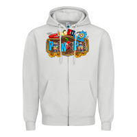 Dove Grey principal Zipper Hoodie - Zillion Design Studio