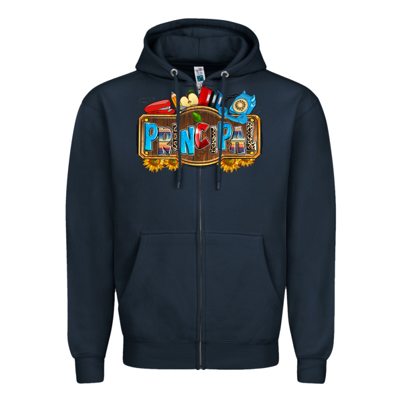 Principal Zipper Hoodie by Zillion Design Studio | Teevron