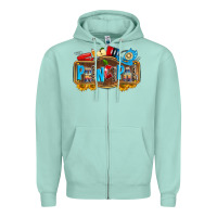 Seafoam principal Zipper Hoodie - Zillion Design Studio