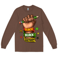 Chestnut teach black history Long Sleeve Tee - texasbilliewilder