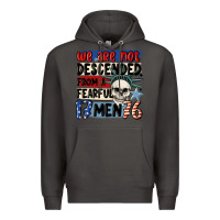 Smoke we are not descended from a fearful me Premium Hoodie - MaliasSmallBusiness
