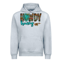 Heather Grey western howdy honey arrow gemstone Urban Hoodie - NancyCooperArtShop