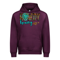 Mauve Wine western howdy honey arrow gemstone Urban Hoodie - NancyCooperArtShop