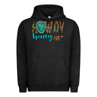 Pigment Black western howdy honey arrow gemstone Urban Hoodie - NancyCooperArtShop
