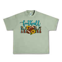 Oil Green western leopard camouflage sunflowers  glitter mom football Urban Heavy Tee - Artiststas