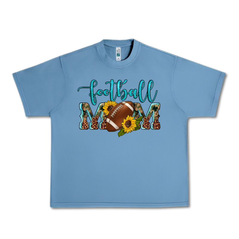 Western Leopard Camouflage Sunflowers  Glitter Mom Football Urban Heavy Tee by Artiststas | Teevron