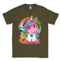 Army Green summer unicorn tbw Classic Tee - texasbilliewilder