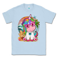 Dusty Blue summer unicorn tbw Classic Tee - texasbilliewilder