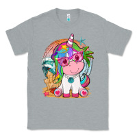 Heather Grey summer unicorn tbw Classic Tee - texasbilliewilder