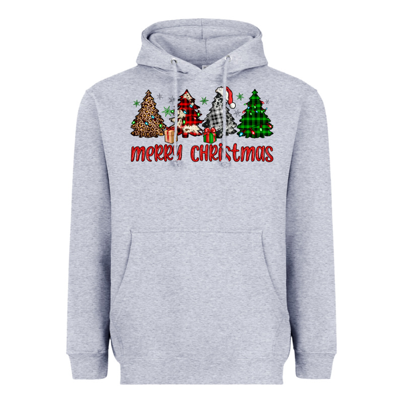 Merry Christmas Tree Heavyweight Hoodie by JahusDesignShop | Teevron