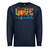 Navy love fall love Premium Sweatshirt - Artiststas