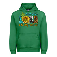 Emerald trust in the lord with all your heart Urban Hoodie - NancyCooperArtShop