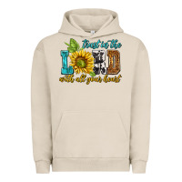 Pigment French Oak trust in the lord with all your heart Urban Hoodie - NancyCooperArtShop