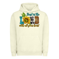 Pigment Pistachio trust in the lord with all your heart Urban Hoodie - NancyCooperArtShop