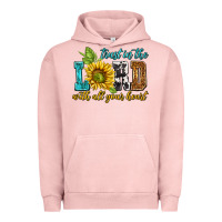 Pigment Salmon trust in the lord with all your heart Urban Hoodie - NancyCooperArtShop