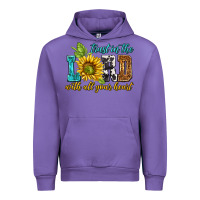 Tulip trust in the lord with all your heart Urban Hoodie - NancyCooperArtShop