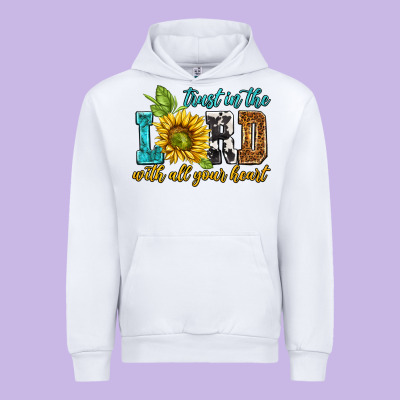 Trust In The Lord With All Your Heart Urban Hoodie Designed By Nancycooperartshop