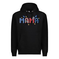 Black 4th july mama Premium Hoodie - MaliasSmallBusiness