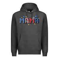 Charcoal Heather 4th july mama Premium Hoodie - MaliasSmallBusiness
