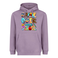 Lavender game over back to school Heavyweight Hoodie - AdoDesignShop