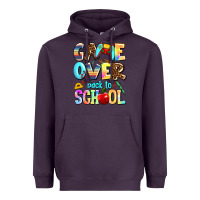 Plum game over back to school Heavyweight Hoodie - AdoDesignShop