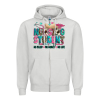 Dove Grey nursing student Zipper Hoodie - Zillion Design Studio