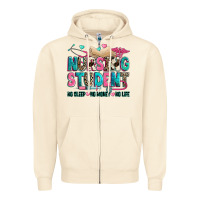 Sandshell nursing student Zipper Hoodie - Zillion Design Studio