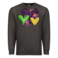 Smoke hearts mardi gras Premium Sweatshirt - JahusDesignShop