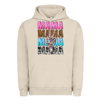 Pigment French Oak mama skeleton peace leopard pattern Urban Hoodie - NancyCooperArtShop