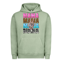 Pigment Oil Green mama skeleton peace leopard pattern Urban Hoodie - NancyCooperArtShop