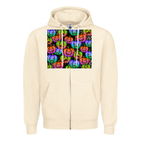 Sandshell Halloween Pumpkins Zipper Hoodie - texasbilliewilder