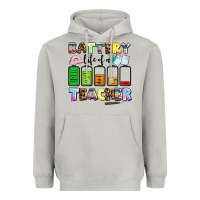 Moon Dust battery life of a teacher Heavyweight Hoodie - AdoDesignShop