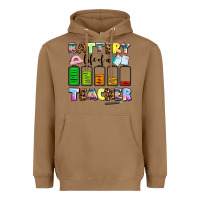 Battery Life Of A Teacher Heavyweight Hoodie | Teevron
