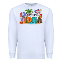 White it's in my dna Premium Sweatshirt - AdoDesignShop