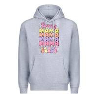 Heather Grey bunny mama Premium Hoodie - MaliasSmallBusiness