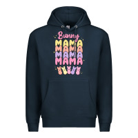 Navy bunny mama Premium Hoodie - MaliasSmallBusiness
