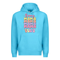 Ocean Blue bunny mama Premium Hoodie - MaliasSmallBusiness