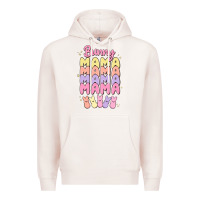 Pale Pink bunny mama Premium Hoodie - MaliasSmallBusiness