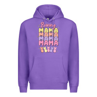 Purple bunny mama Premium Hoodie - MaliasSmallBusiness