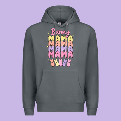 Bunny Mama Premium Hoodie Designed By Maliassmallbusiness