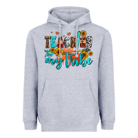 Heather Grey teaching my tribe Heavyweight Hoodie - AdoDesignShop