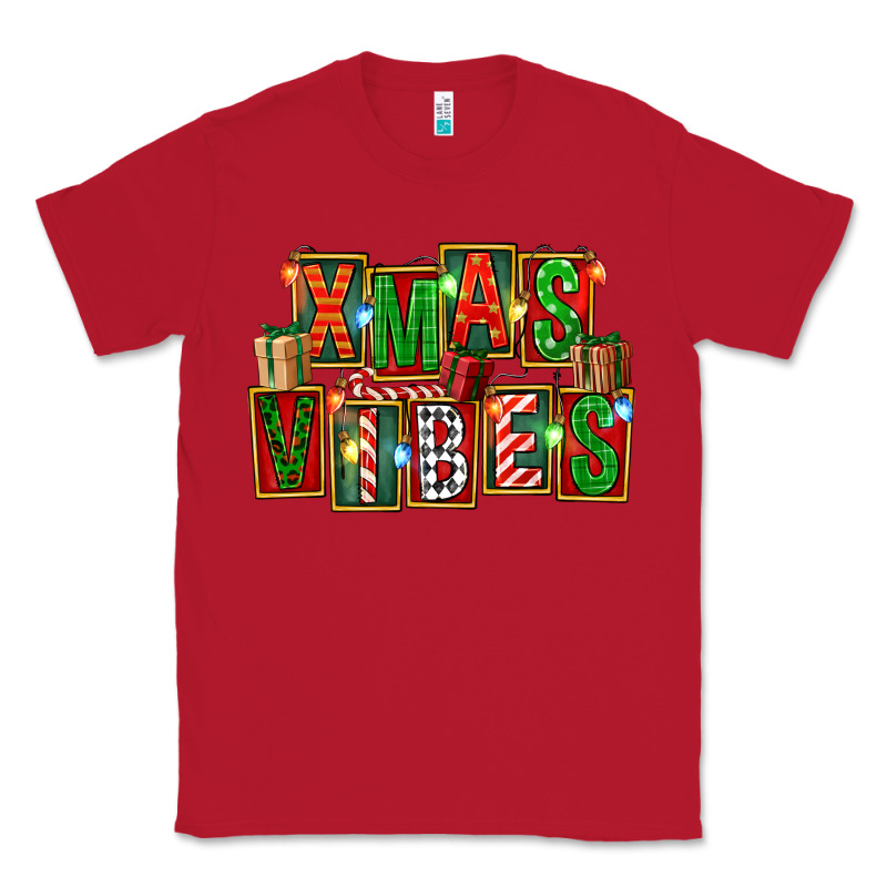 Christmas Xmas Vibes Classic Tee by FaDigitalArtStudio | Teevron