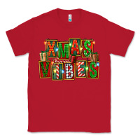 Red Christmas xmas vibes Classic Tee - FaDigitalArtStudio