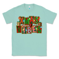 Seafoam Christmas xmas vibes Classic Tee - FaDigitalArtStudio