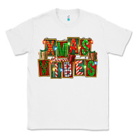 White Christmas xmas vibes Classic Tee - FaDigitalArtStudio