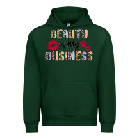 Forest Green beauty is my business Urban Hoodie - MaliasSmallBusiness