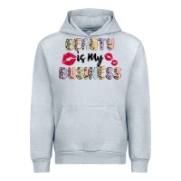 Heather Grey beauty is my business Urban Hoodie - MaliasSmallBusiness