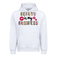 White beauty is my business Urban Hoodie - MaliasSmallBusiness
